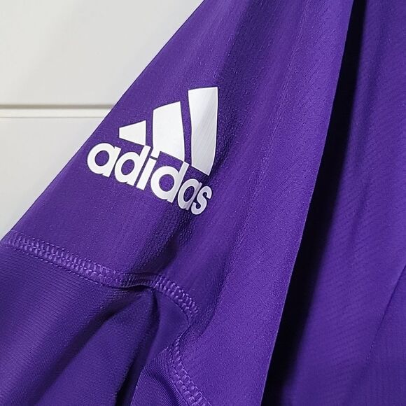 Los Angeles Lakers Adidas 2016 On-Court Full-Zip Jacket - Purple - Picture 5 of 8